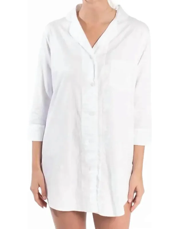 Button-down Sleep Shirt