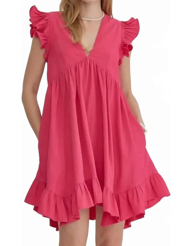 Ruffle Babydoll Dress