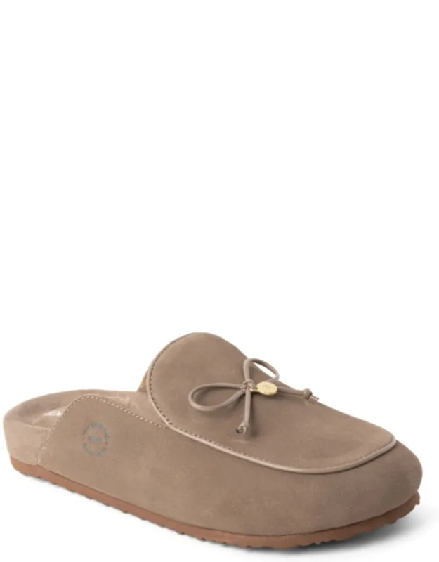 Falan Genuine Suede Scuff Slippers
