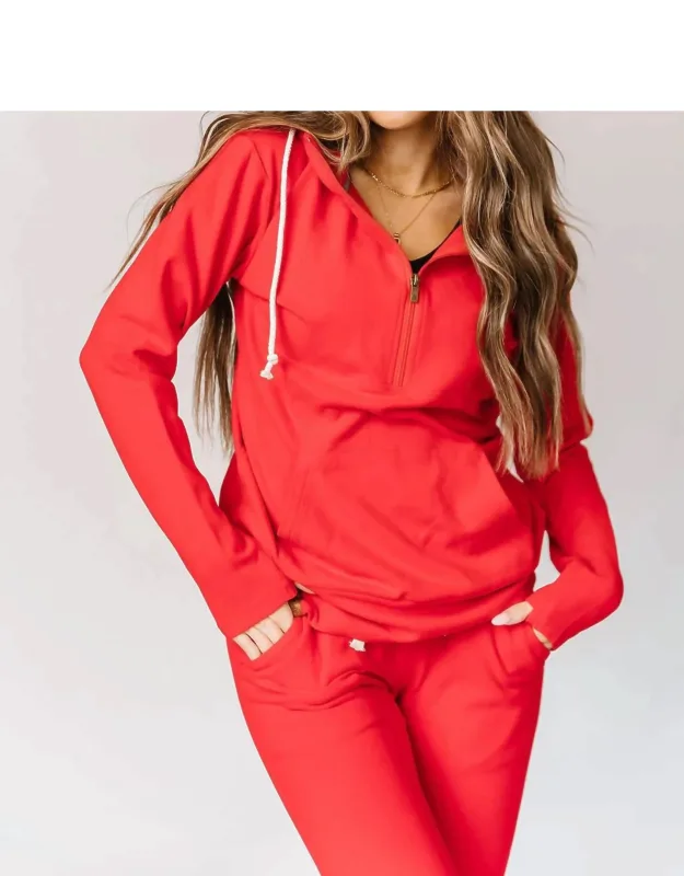 Performance Fleece Halfzip Hoodie