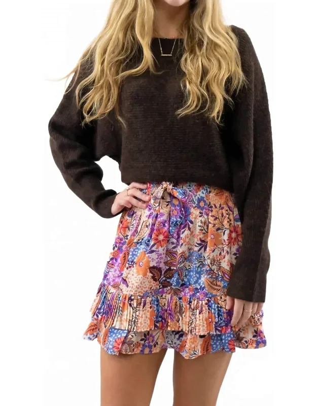 Boat Neck Ribbed Sweater