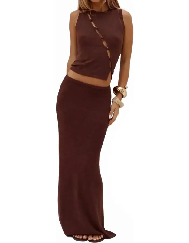 Fishtail Maxi Skirt