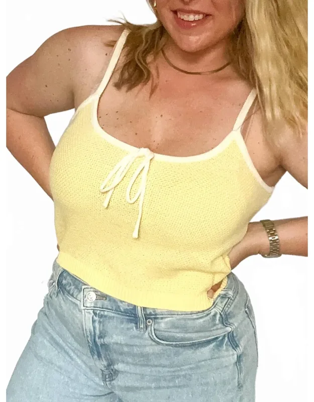 Buttercream Dreams Sweater Cami Top
