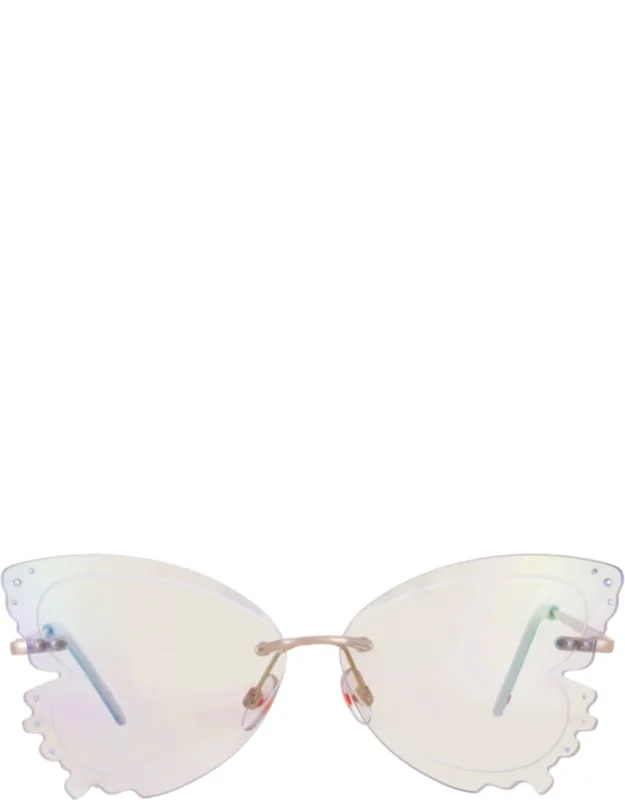 Clear Butterfly Sunglasses