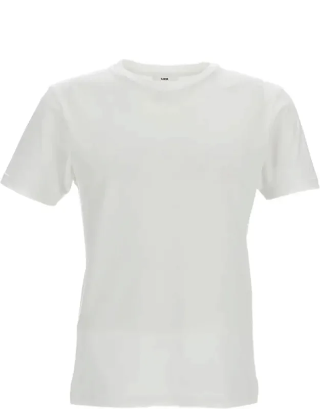 Fitted Crew-neck Cotton T-shirt