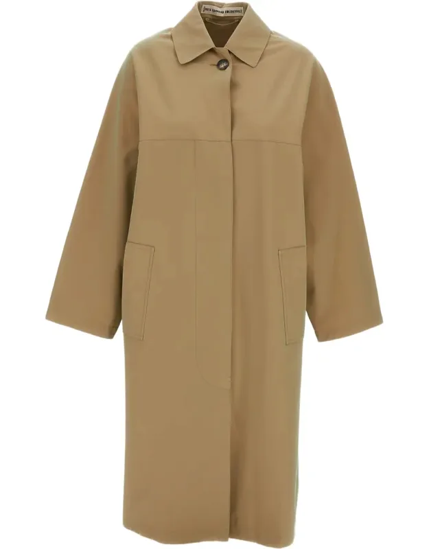 Cotton Poplin Car Coat