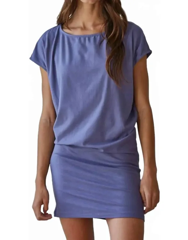 Knit Spandex Jersey Mini Dress
