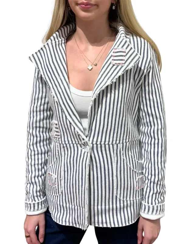 Stripe Blazer