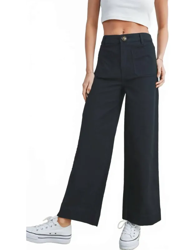 Wide Leg Long Length Jeans