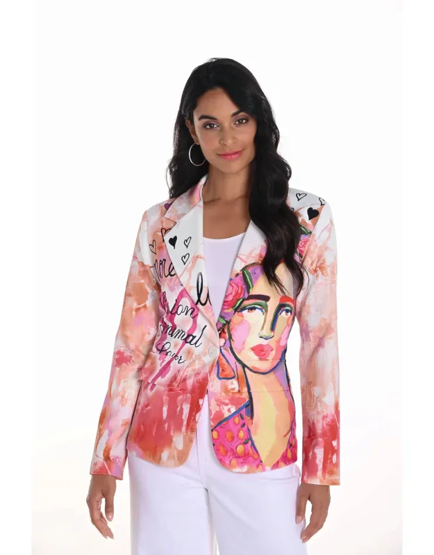 Abstract Blazer