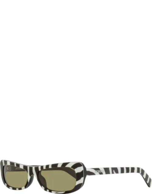 Capri Rectangular Sunglasses 55mm
