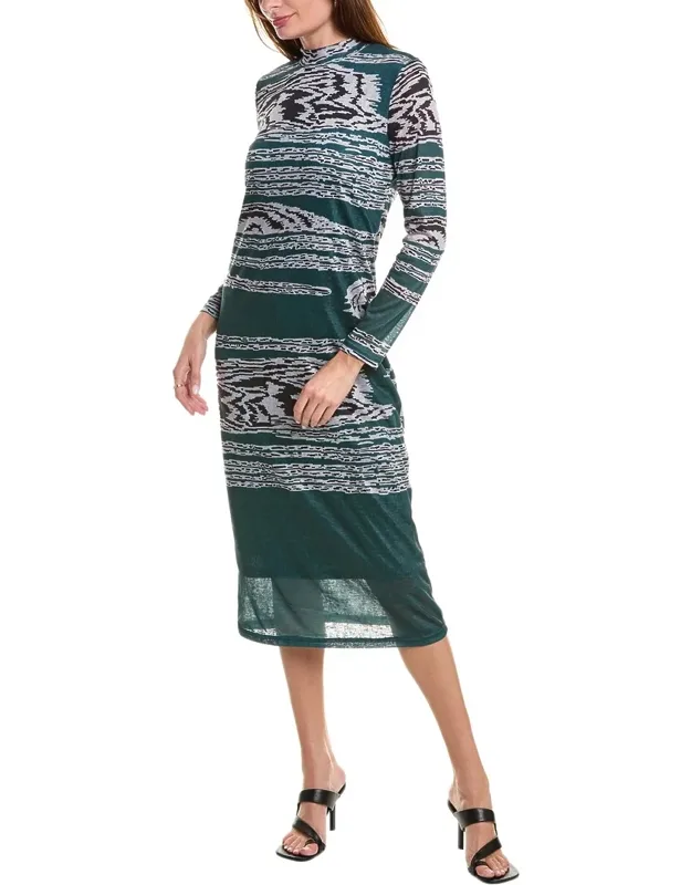 Printed Midi Dress