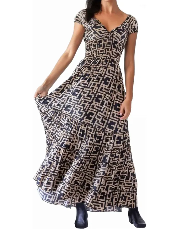 Geo Maxi Dress