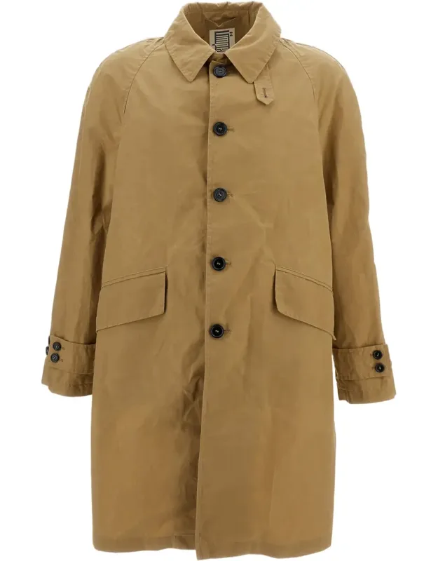 Mid-length Coat With Classic Collar