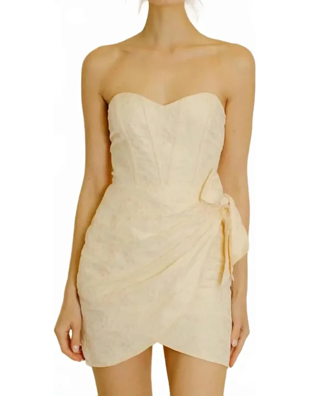 Corset Strapless Mini Dress