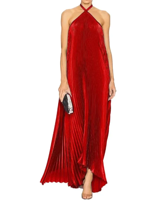 Mira Richi Maxi Dress - Approximately 51.2in From Shoulder To Hem, 100% Polyester