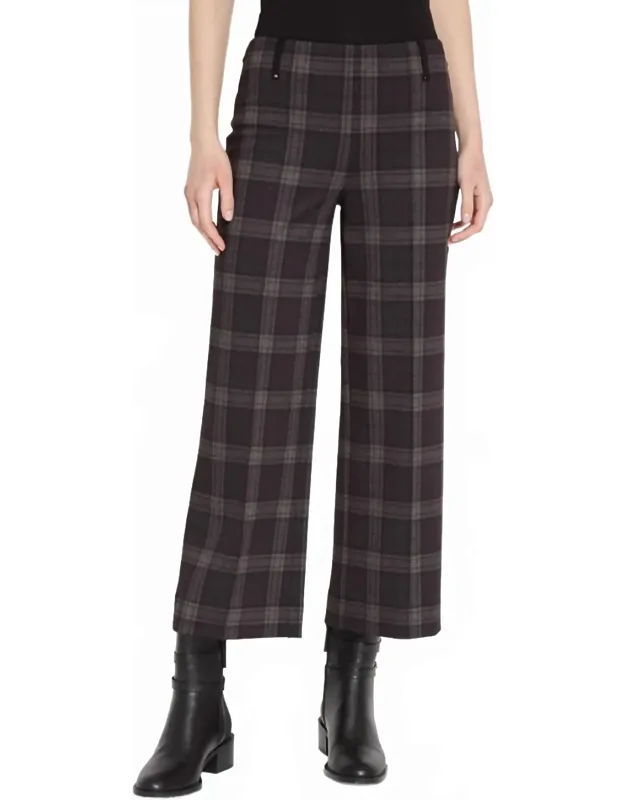 Livia Plaid Crop Pants