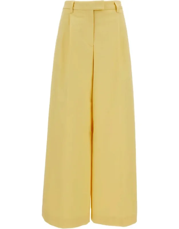 High-rise Gabardine Trousers