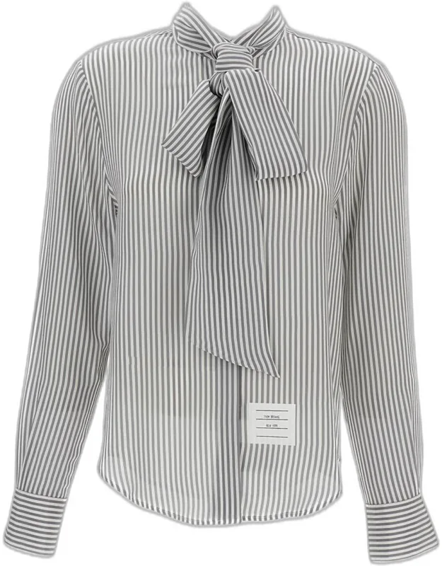 Striped Silk Shirt