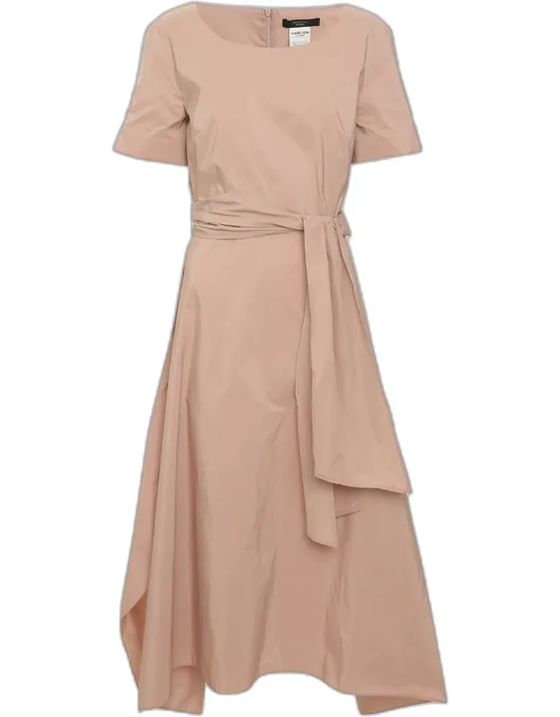 Cotton Blend Midi Dress