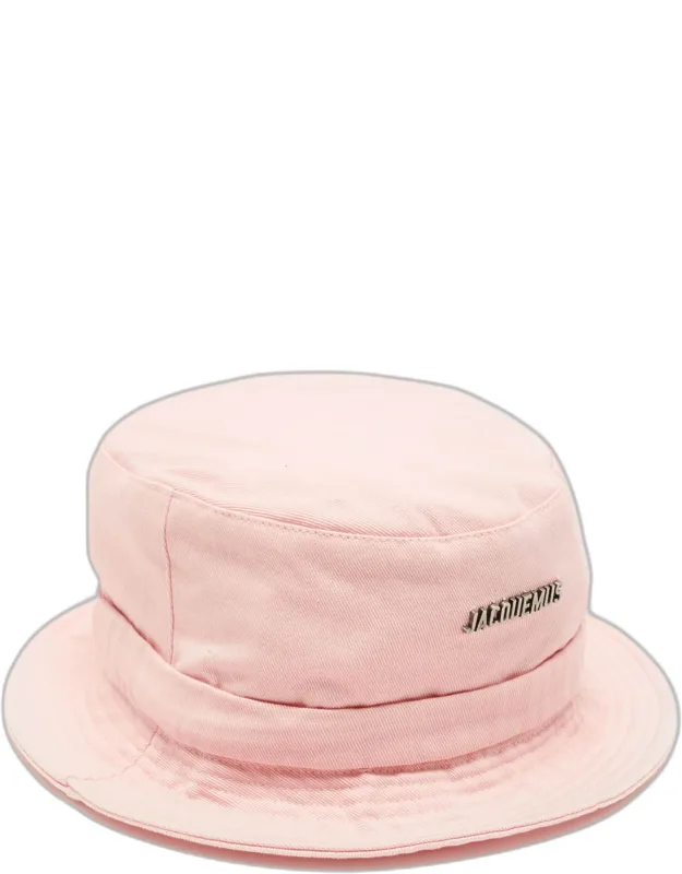 Logo Detail Canvas Bucket Hat