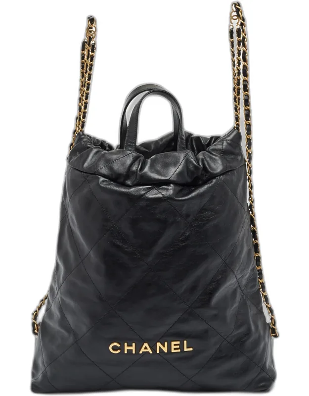 Quilted Leather Backpack