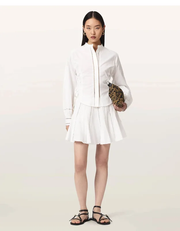 Frances Flared Mini Skirt