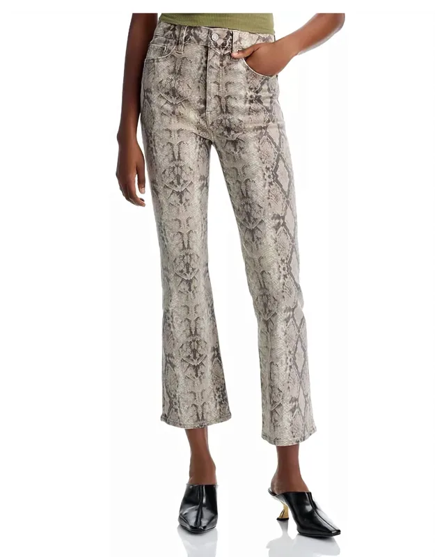 Lennon High Rise Cropped Bootcut Jeans