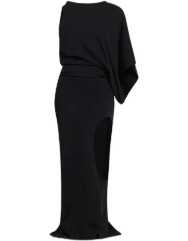 Asymmetric Maxi Dress