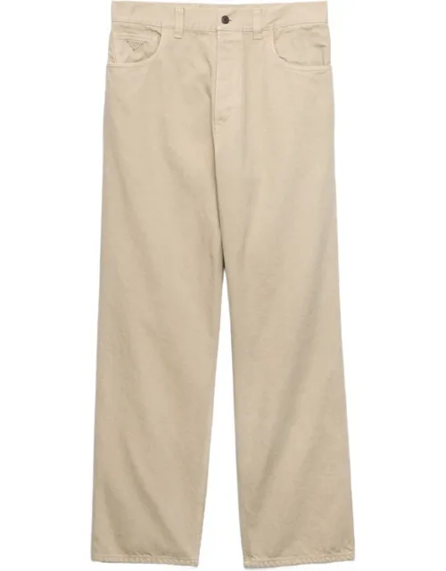 Five-pocket Old Denim Jeans