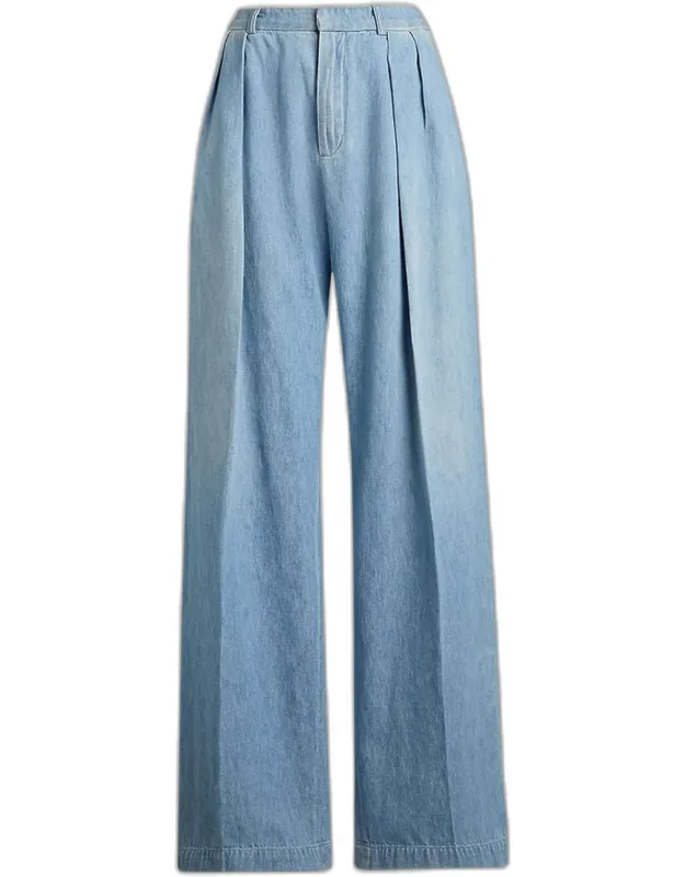 Denim Relaxed Trousers