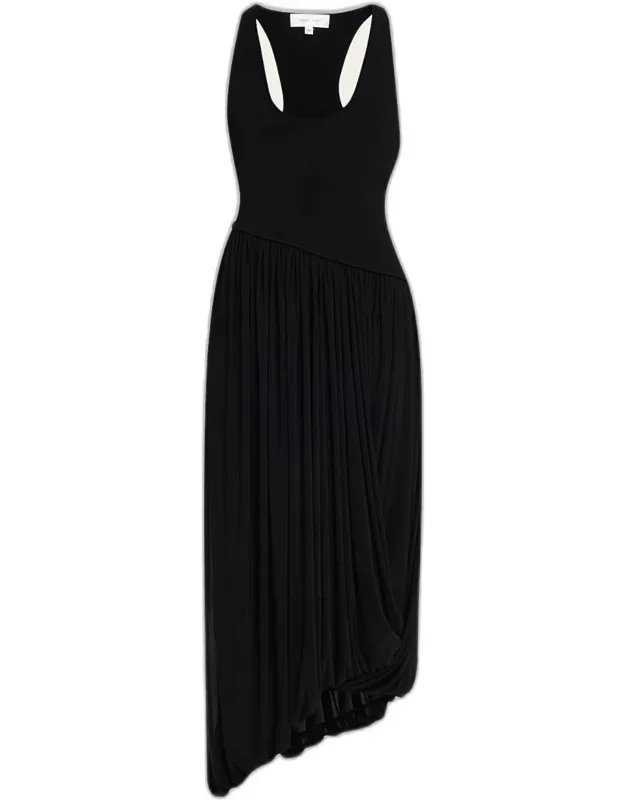 Meyer Racerback Knit High-low Maxi Dress