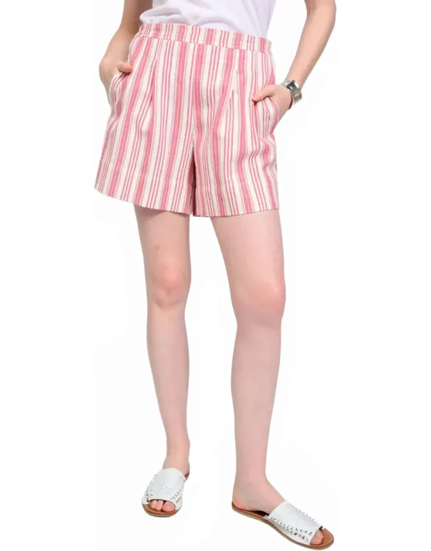 Lila Striped Shorts