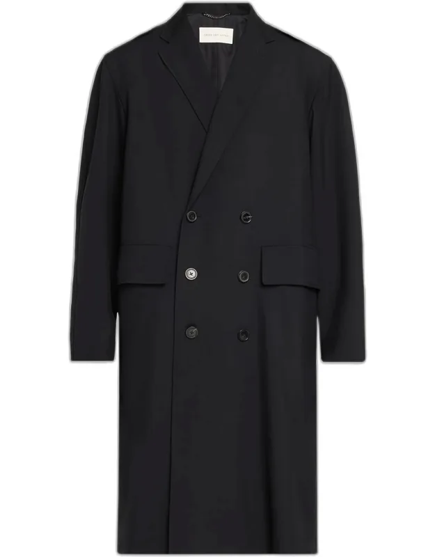 Reubens 32 Double-breasted Mid-length Overcoat