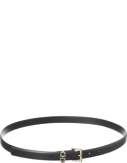 Ferragamo Gancini Leather Belt - Gold-tone Pin Buckle, Made In Italy