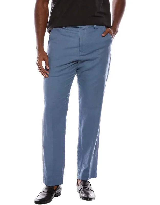 Linen-blend Pants