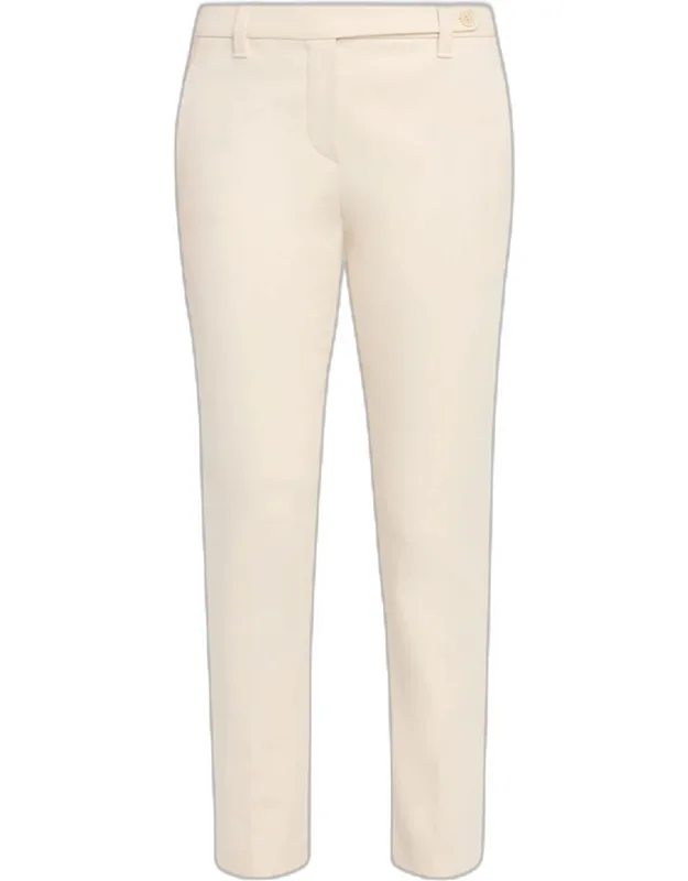 Monili-trim Slim-leg Ankle Pants