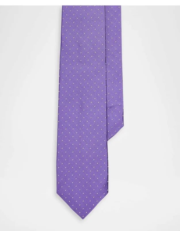 Mulberry Silk Polka Dot Jacquard Tie