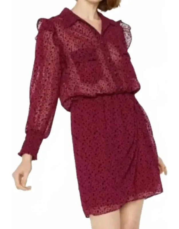 Yolanda Star Print Dress