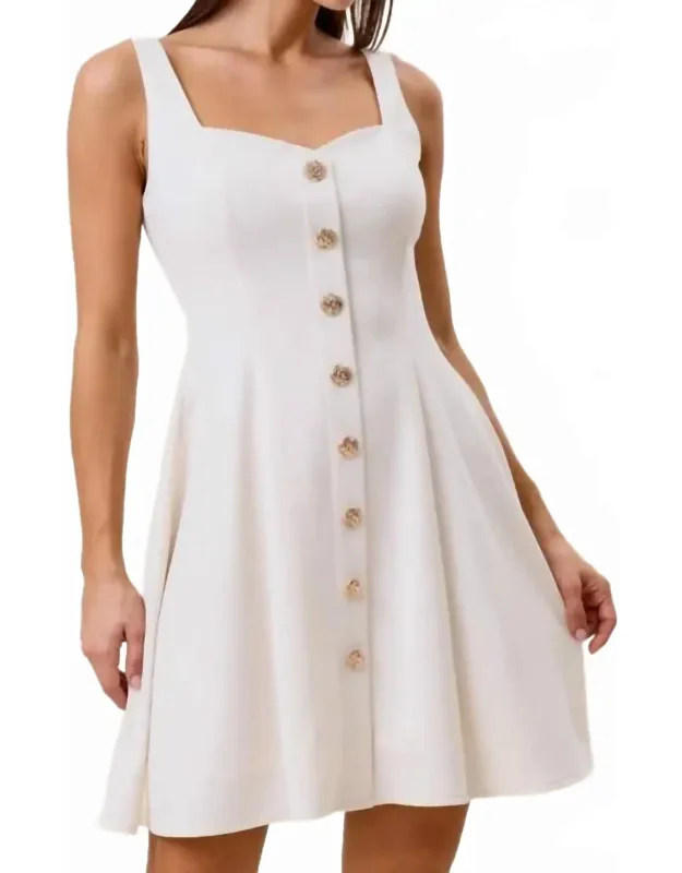 Sweetheart Neck Sleeveless Mini Dress
