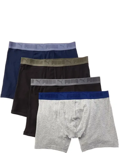 Puma Set Of 4 Boxer Brief - 95% Cotton, 5% Spandex