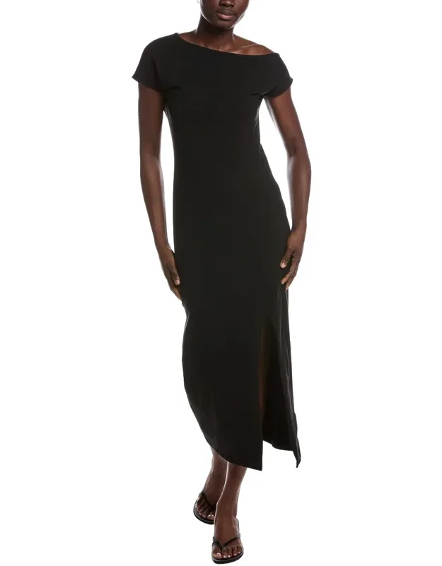 Short Sleeve Midi Dress