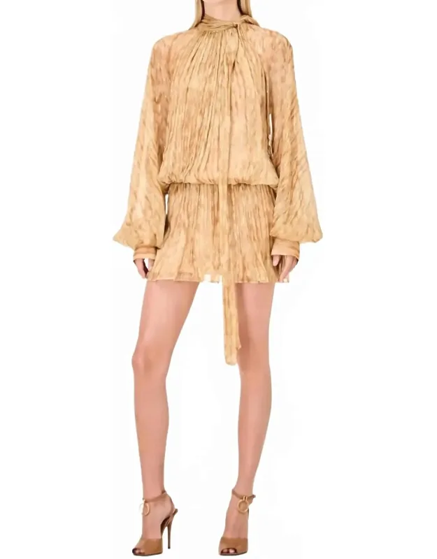 Hailey Long Sleeve Mini Dress