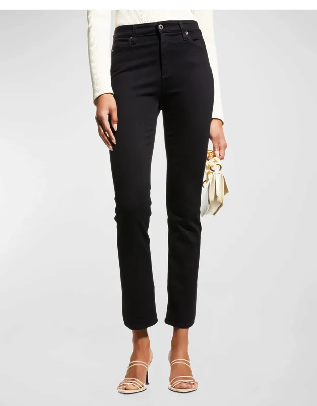 High-rise Slim Straight Jeans