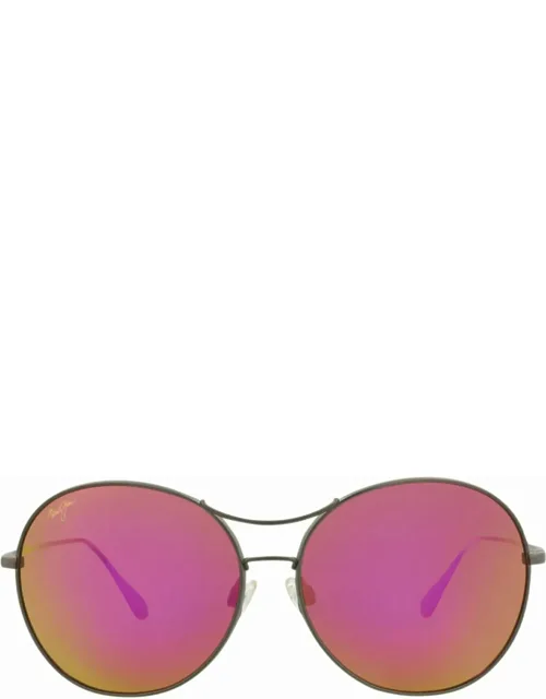 Round-frame Titanium Sunglass