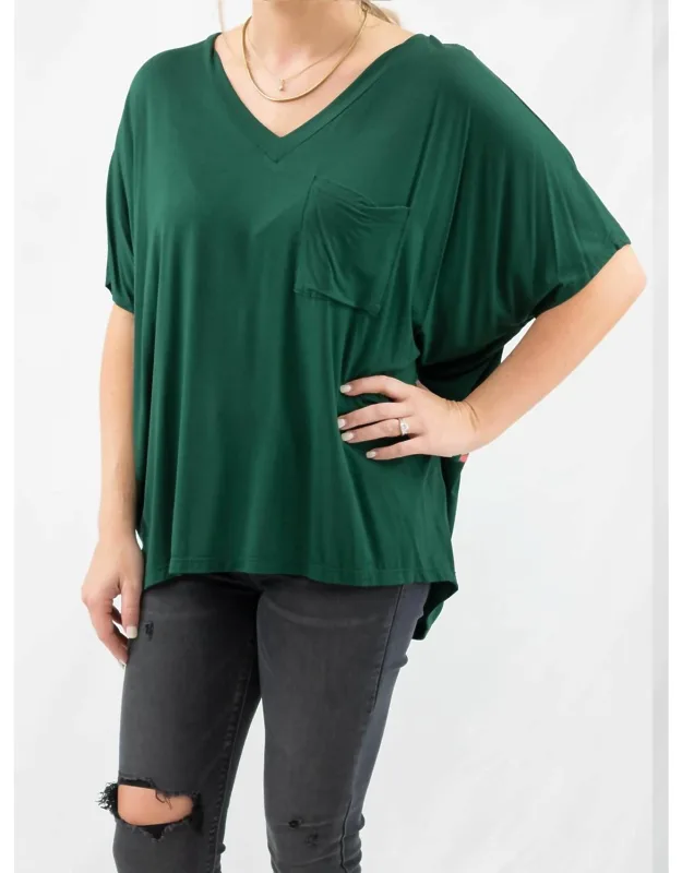 Soft Drape Pocket Tee