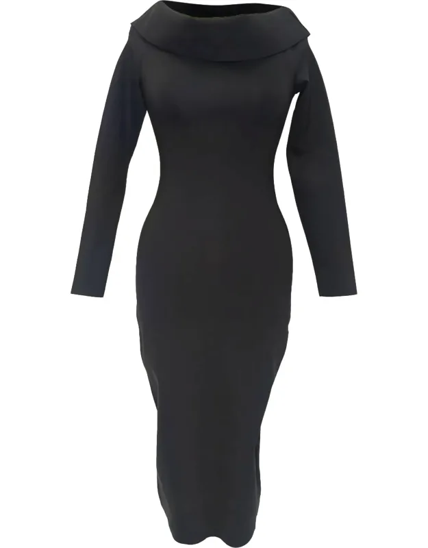 Knit Off Shoulder Dress