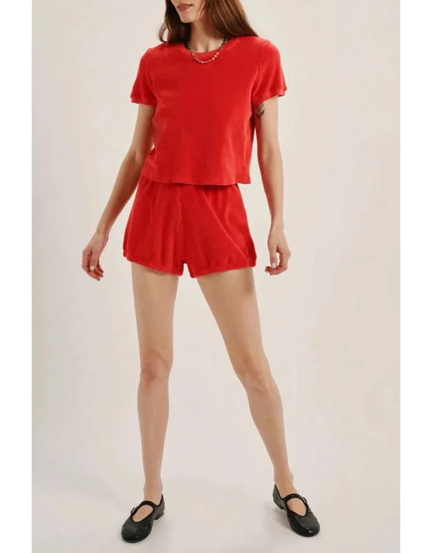 Capri Terry Short Sleeve Tee