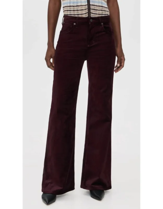 Velvet 70's Flare Pants