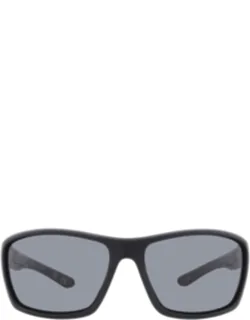Fl 26 Polarized Smoke Rectangular Sunglasses